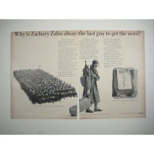 Vintage 1967 XEROX NERA Zachary Zahn Military Advertisement Print READ